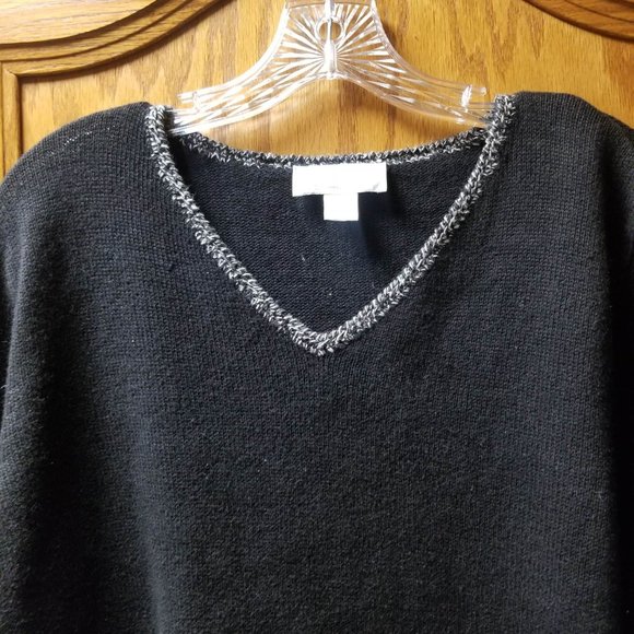 cj banks by christopher & banks womens sweater black size 1x - Picture 10 of 11